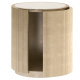 Photo Love side table (round, gold hue)