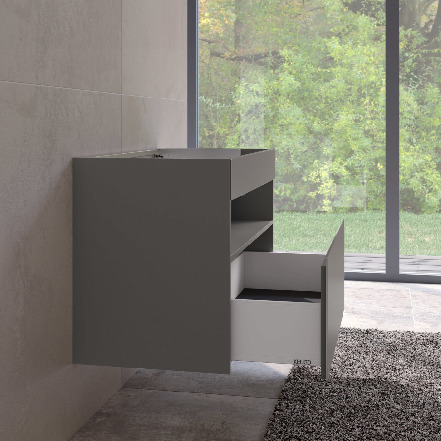 Photo The cabinet under the sink Keuco Stageline 100 32872290000 inox matte