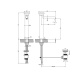 Photo Gessi Origini sink mixer 66003#149 Nickel