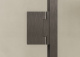 Photo Roca Apex door right with side panel 140x80 ZRU9307901 weapons steel, glass transparent