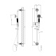 Photo Shower set Gessi Venti 20 65144#299 black matte