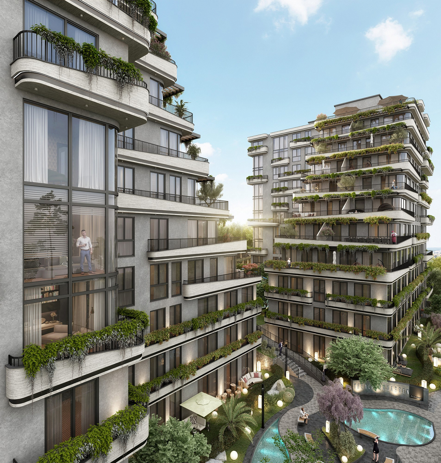 Cozy residential complex in the green zone