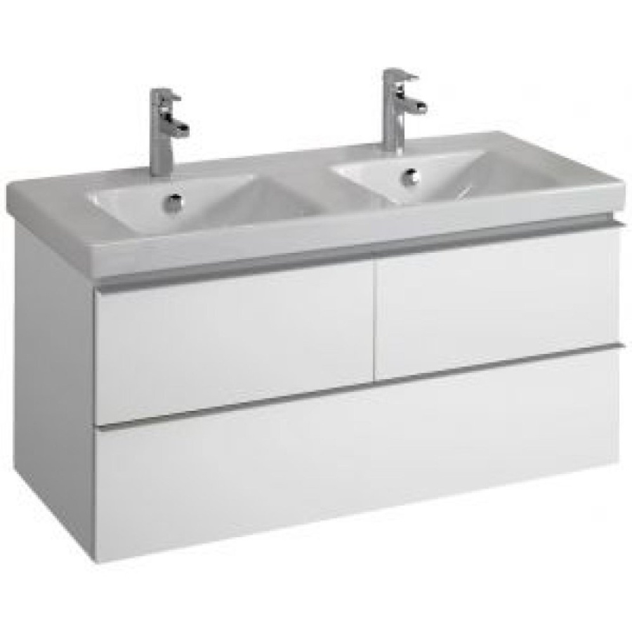 Photo Bathroom under the sink 117 cm Jacob Delafon Odeon Up EB892-G1C, white shiny lacquer