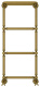 Photo Towel warmer water Sunerja Renaissance 1386 960x400 05-0281-9640 aged bronze