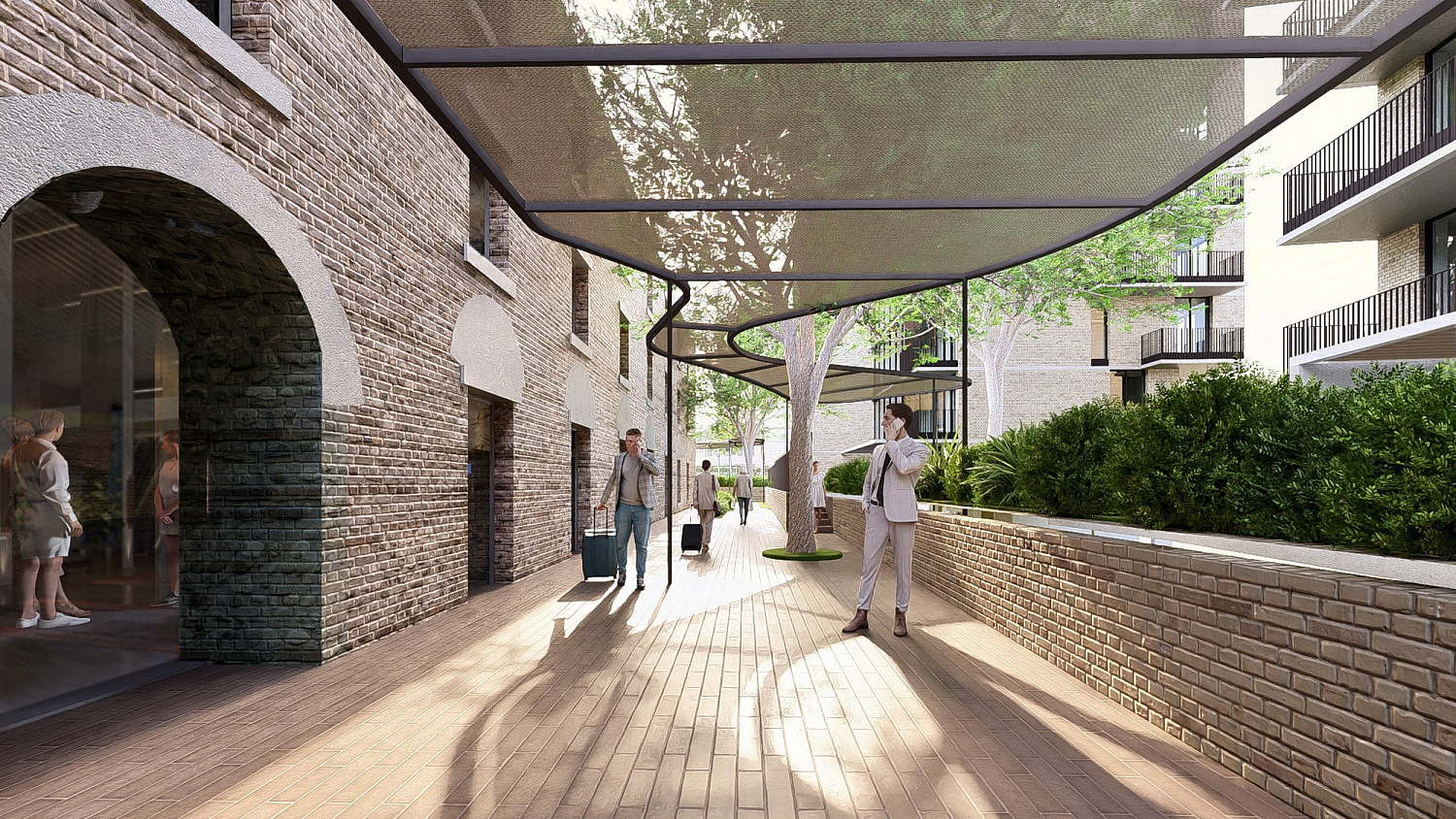 Ultra-modern complex with historical heritage