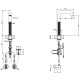 Photo Gessi sink mixer 316 54280#239 matte steel