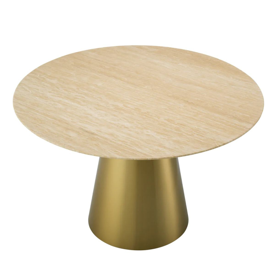 Photo Nathan's dining table (travertine)