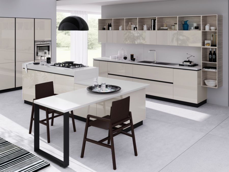 Photo Kitchen Scavolini Mood straight 300 cm with closet