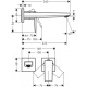 Photo Sink mixer hansgrohe Metropol 32526340 pouring 225 mm, CM, polished black chrome