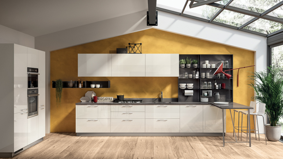 Photo Scavolini Sax Kitchen Angular 330 by 270cm
