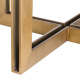 Photo MeLCHIOR OVAL dining table (cast brass)