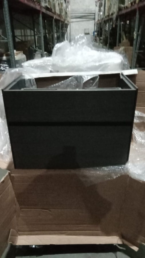 Photo The cabinet under the sink of Villeroy & Boch Collaro C010L0FQ oak graphite