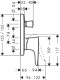 Photo Bath mixer hansgrohe PuraVida, CM, 15447400 with built-in protective combination