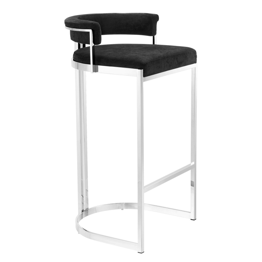 Photo Dante Bar Chair (Polished Stainless Steel)