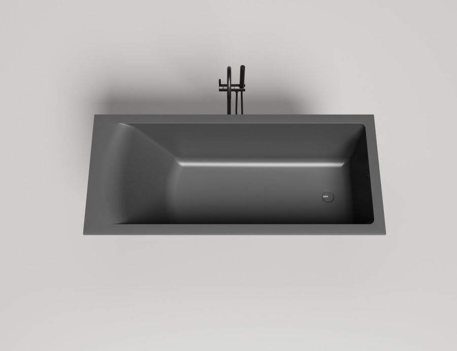 Photo Bath of artificial stone Salini Cascata Kit 170x75 104313GF painting by RAL completely