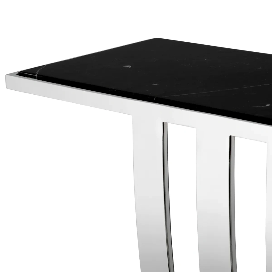 Photo Beau Deco console (polished stainless steel)