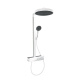 Photo shower column hansgrohe Rainfinity Showerpipe 26853700 with thermostat white matte