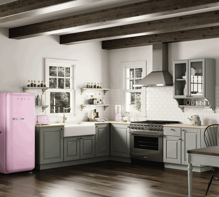 Photo Smeg FAB28LPK5 refrigerator