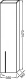 Photo Closet-pencil 35 cm Jacob Delafon Nouvelle Vague EB3047D-G98 right, blue velvet