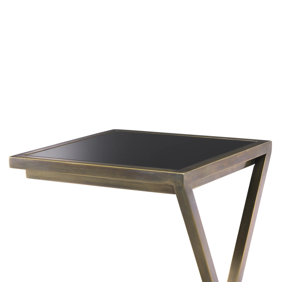 Photo Cross side table (brass)