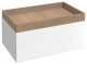 Photo Tumb 80 cm Jacob Delafon Terrace EB1743-G1C, white glossy