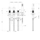 Photo Bath mixer Gessi Inciso 58143#299 black matte