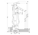 Photo Axor Starck 10456000 floor mixer with shower set