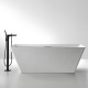 Photo Bath made of artificial stone Abber Berlin 170x75 AM9912 white