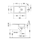 Photo Kitchen sink Duravit Cassia 50 7513861900 beige