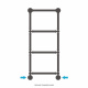 Photo Towel warmer water Sunerja Renaissance 1386 960x400 05-0281-9640 aged bronze