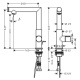 Photo Axor Uno sink mixer 45016000