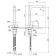 Photo Fantini sink mixer AF/21 27 P5 A006WF steel