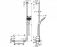 Photo shower set hansgrohe RAINDANCE SELECT S120 26326400