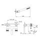 Photo Nicolazzi Khady 2402NKNRG21 steel bath mixer