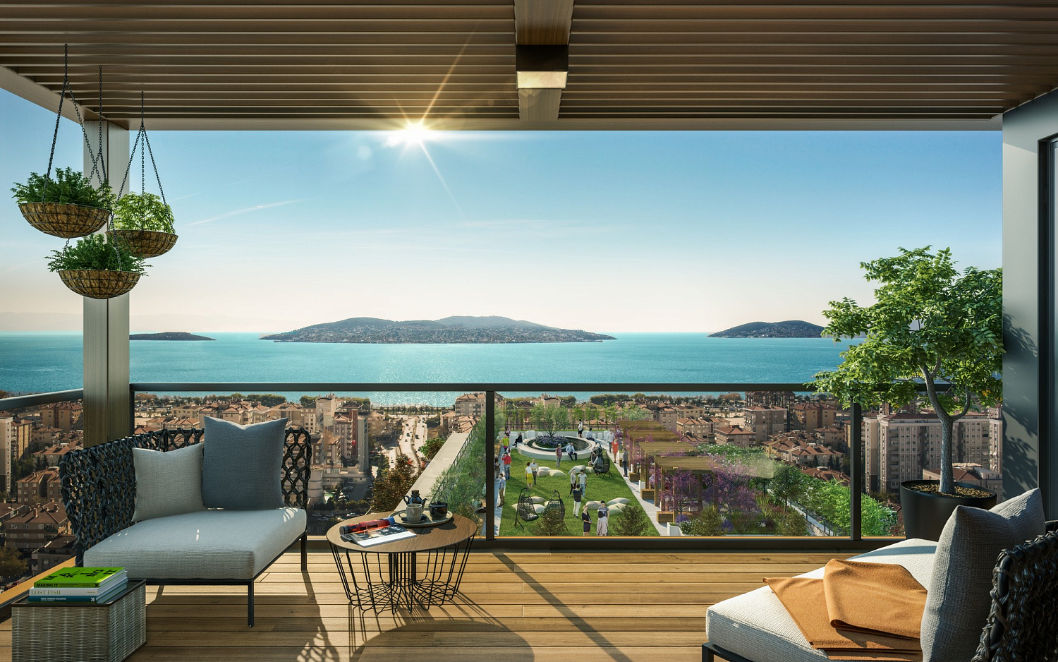 Luxury apartments by the sea