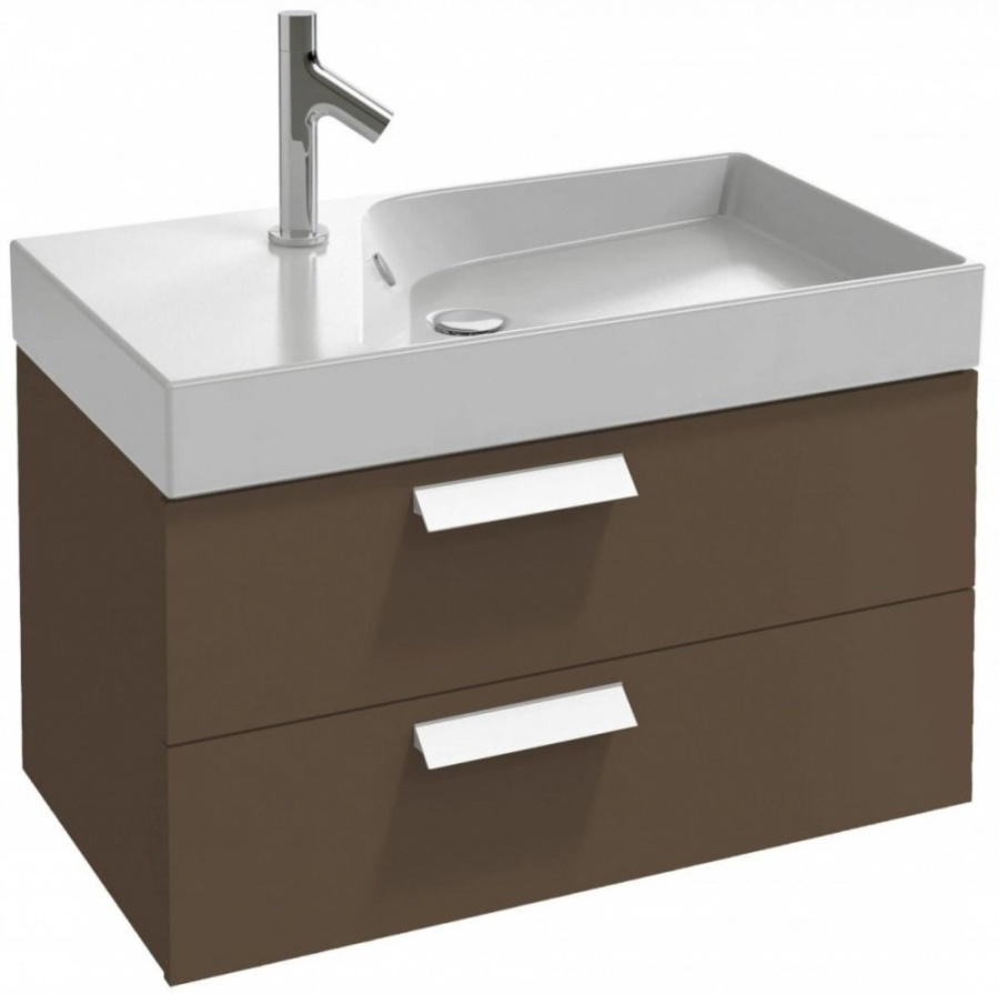 Photo Bathroom under the sink 80 cm Jacob Delafon Rythmik EB1303-G80 light brown varnish