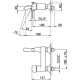 Photo Bath mixer Cisal Cherie CH0001347C gold