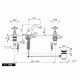 Photo Nicolazzi Dames Anglaises 1408DB18 bronze sink mixer