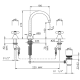 Photo Nicolazzi Nuova Brenta 2507BZ Bronze sink mixer