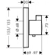 Photo Shower mixer with hansgrohe Select Highflow 15760670