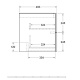 Photo Cabinet under the sink Villeroy & Boch Antao 100 L05100HK gray stone matte varnish