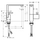 Photo Axor Edge 46020000 sink mixer