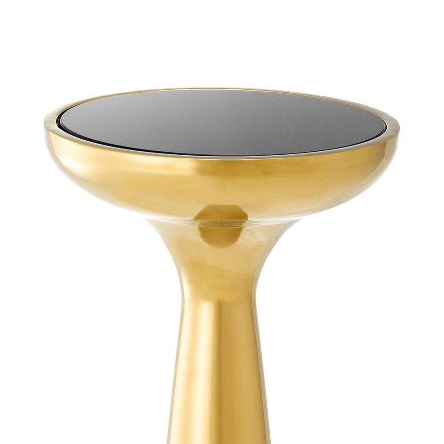 Photo Lindos High side table (golden finish)