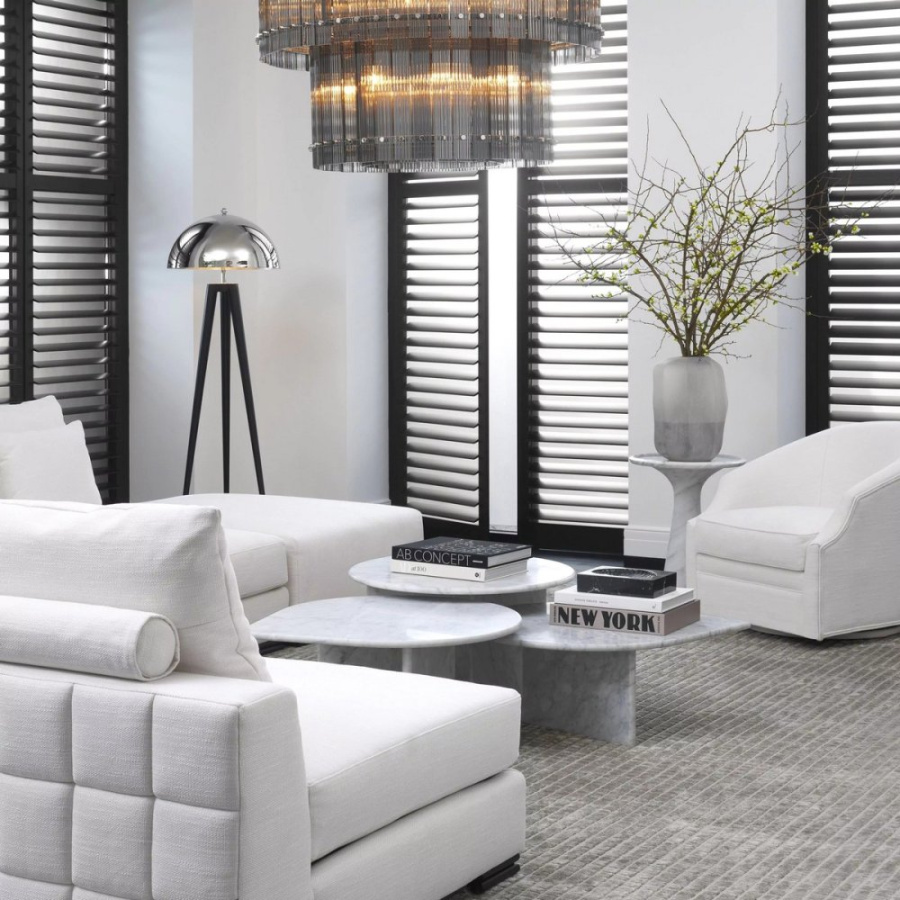 Photo Revolving Gustav chair (white)