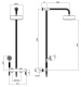 Photo Shower stand by Cezares Olimp OLIMP-CD-01-L
