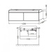 Photo Tumple under the sink 120 cm Jacob Delafon Terrace EB1188-442 gray anthracite varnish