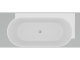 Photo Acrylic bath Ravak Freedom Corner II Tec R 175x86 CC81700000,000 right black and white