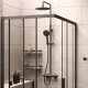 Photo Set shower corner Am.Pm Gem S 120x80 WK93ER black matte