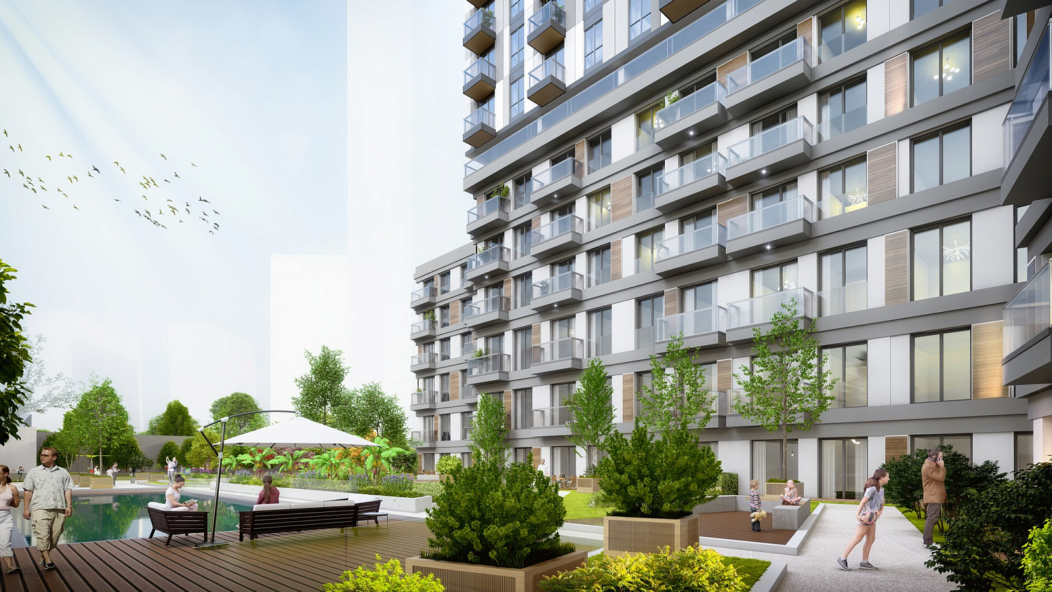 Beautiful apartments in the area of Beaumonti