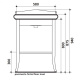 Photo The cabinet under the sink of KERASAN Retro 69 735030 bi mat